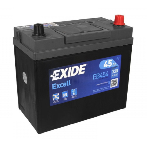 Автомобільний акумулятор Exide 45Ah 330A Excell EB454