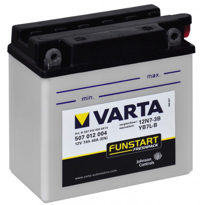 Мото аккумулятор Varta 7Ah Funstart 12N7-3B/YB7L-B