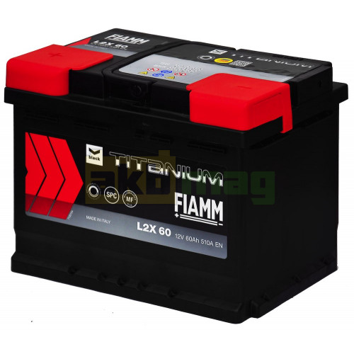 Автомобильный аккумулятор Fiamm 60Ah 510A Titanium Black