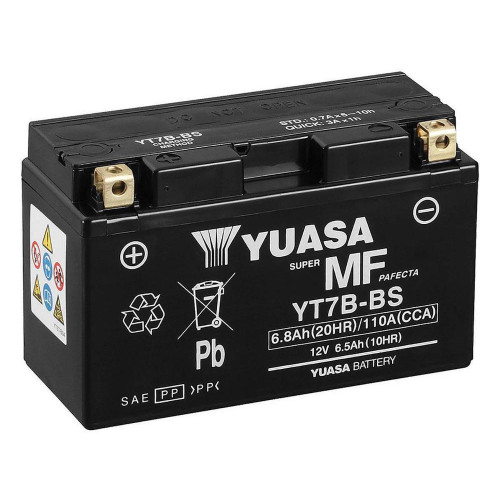 Мото аккумулятор Yuasa 6,5Ah YT7B-BS