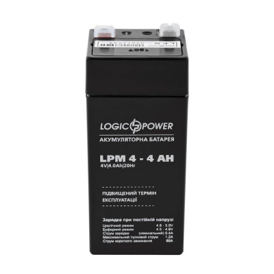 Акумулятор LogicPower 4V 4Ah LPM4-4