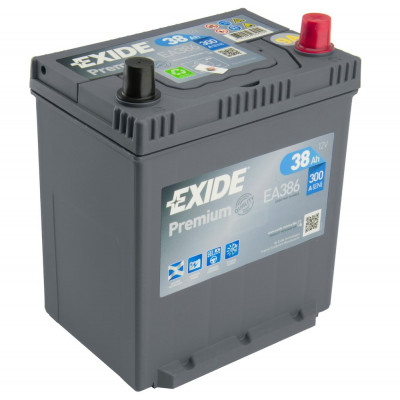 Автомобильный аккумулятор Exide 38Ah 300A Premium EA386