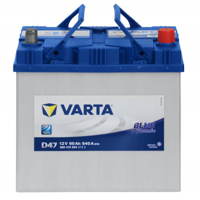Автомобільний акумулятор Varta 60Ah 540A D47 Blue Dynamic