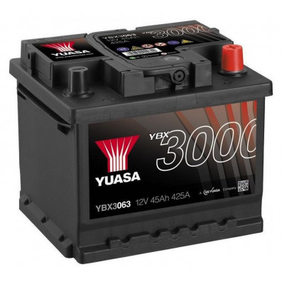 Автомобильный аккумулятор Yuasa 45Ah 425A SMF YBX3063