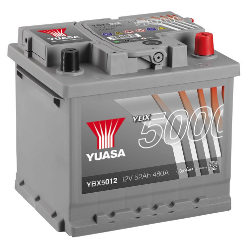 Автомобільний акумулятор Yuasa 54Ah 500A SHP YBX5012