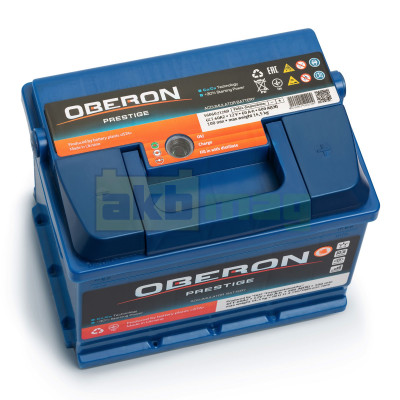 Автомобильный аккумулятор Oberon 6СТ-60 Prestige