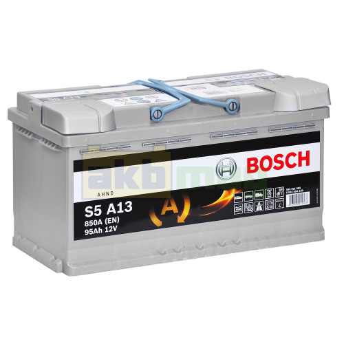 Автомобильный аккумулятор Bosch 95Ah 850A S5 A13 AGM 0092S5A130