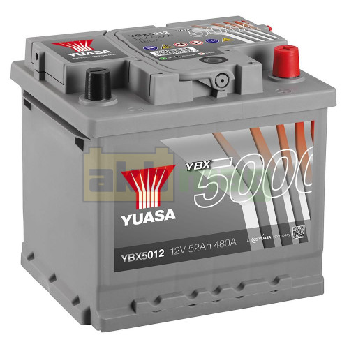 Автомобильный аккумулятор Yuasa 54Ah 500A SHP YBX5012