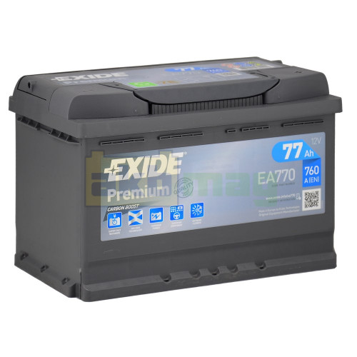 Автомобильный аккумулятор Exide 6СТ-77 Premium EA770