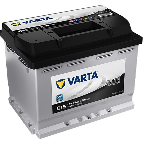 Автомобільний акумулятор Varta 56Ah 480A C15 Black Dynamic