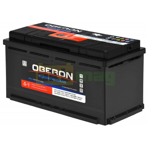 Автомобильный аккумулятор Oberon 6СТ-100 Eurostandard