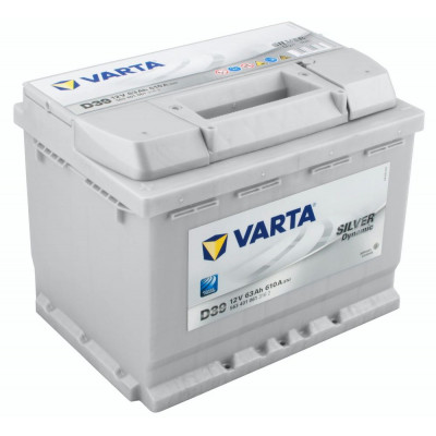 Автомобильный аккумулятор Varta 63Ah 610A D39 Silver Dynamic