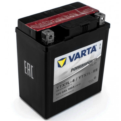 Мото аккумулятор Varta 6Ah PowerSports AGM YTX7L-BS