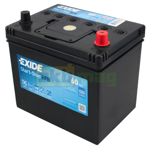 Автомобильный аккумулятор Exide 6СТ-60 Start-Stop EFB EL604