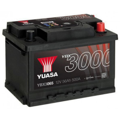 Автомобильный аккумулятор Yuasa 56Ah 500A SMF YBX3065