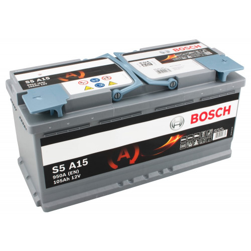 Автомобільний акумулятор Bosch 105Ah 950A S5 A15 AGM 0092S5A150