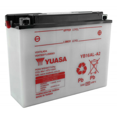 Мото аккумулятор Yuasa 6СТ-16,8 YuMicron YB16AL-A2