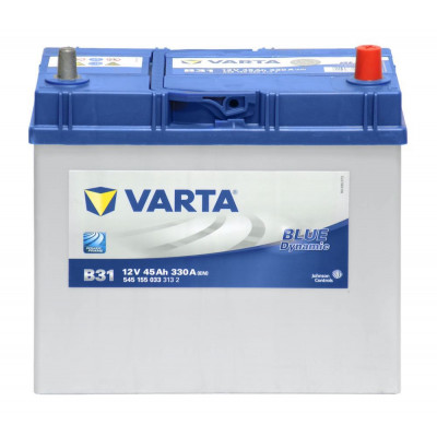 Автомобільний акумулятор Varta 45Ah 330A B31 Blue Dynamic