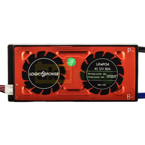 Плата BMS LogicPower LiFePO4 12V 4S 80A LP9500