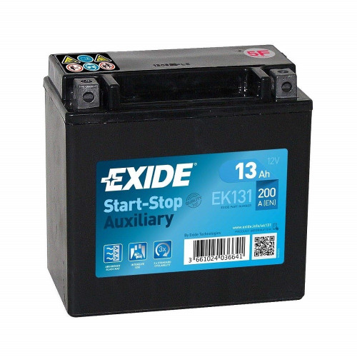 Додатковий акумулятор Exide 13Ah EK131