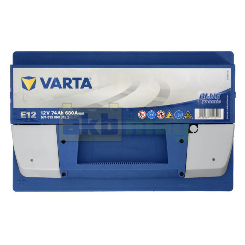 Автомобильный аккумулятор Varta 74Ah 680A E12 Blue Dynamic