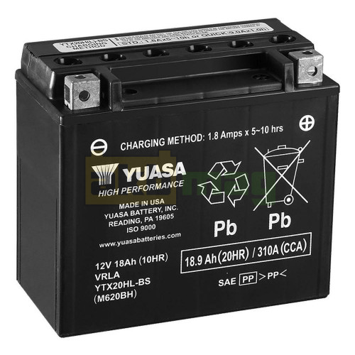 Мото аккумулятор Yuasa 18,9Ah YTX20HL-BS