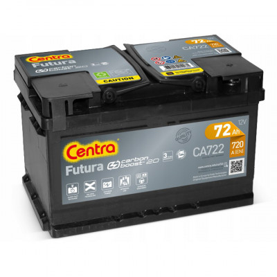 Автомобильный аккумулятор Centra 72Ah 720A Futura CA722