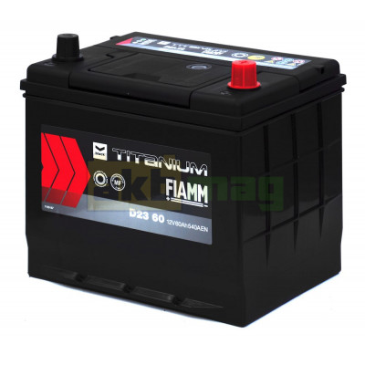 Автомобильный аккумулятор Fiamm 60Ah 540A Titanium Black Asia