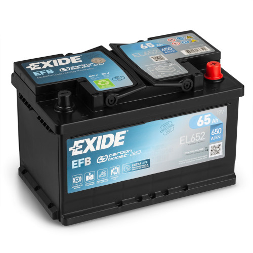 Автомобильный аккумулятор Exide 65Ah 650A Start-Stop EFB EL652