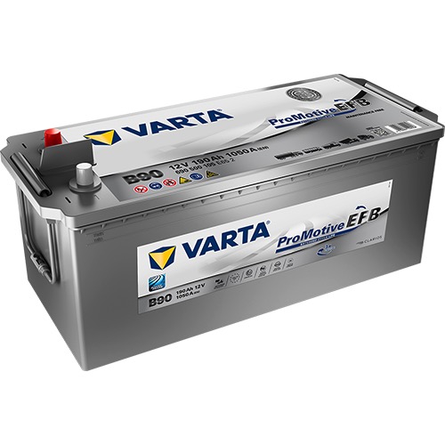 Вантажний акумулятор Varta 190Ah 1050A B90 ProMotive EFB